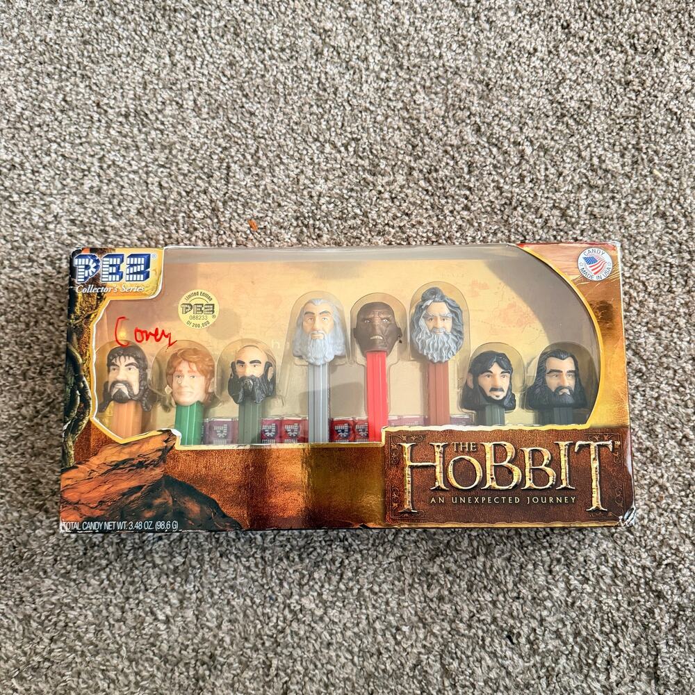 Pez Dispensers The Hobbit: An Unexpected Journey Collector's Series Set #049325